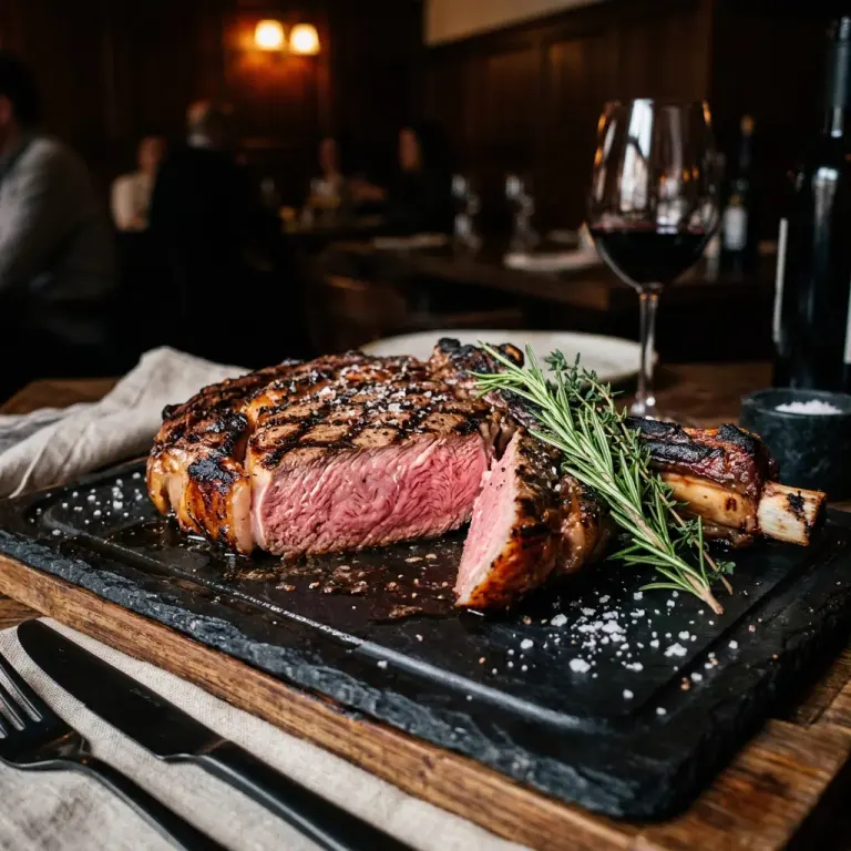 Imagen editorial de carne cocinada a la brasa